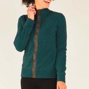 Rolpa jacket by Sherpa with beautiful Nepalese trim